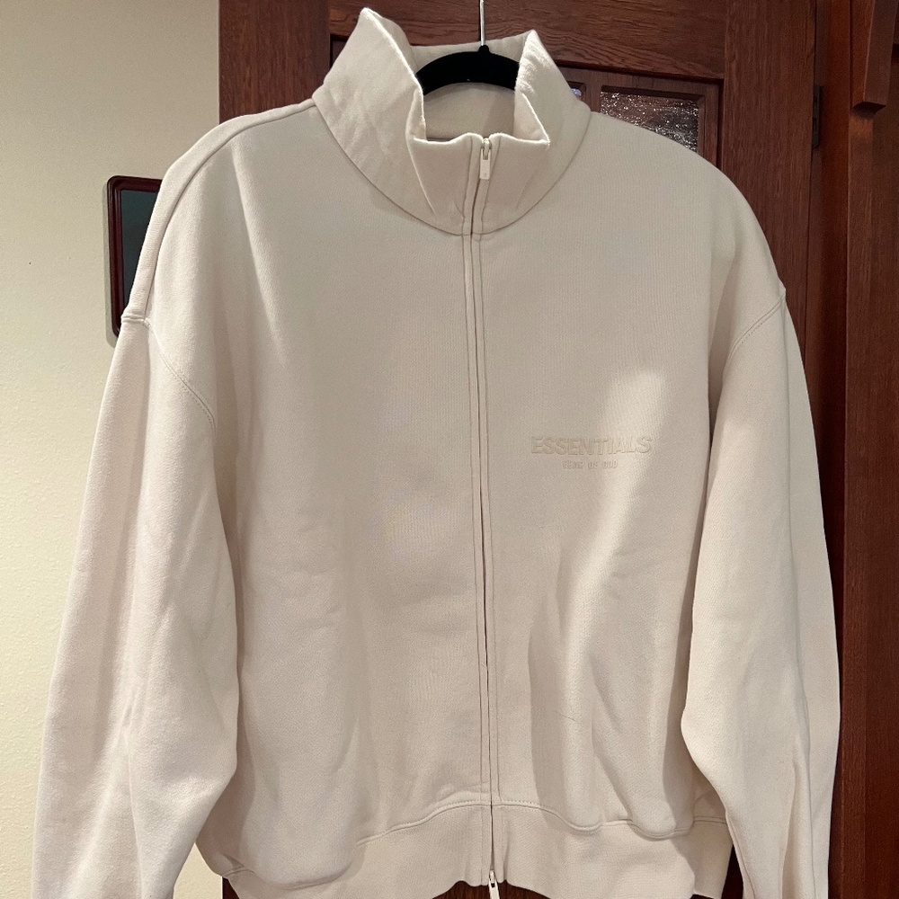 Fear of God mock neck full zip sweatshirt